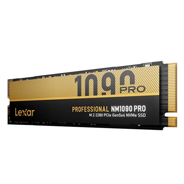 Lexar NM1090 PRO LNM109P004T-RNNNG 4 TB NVMe PCIe Gen5 x4 Okuma 14000 MB - Yazma 13000 MB M.2 SSD