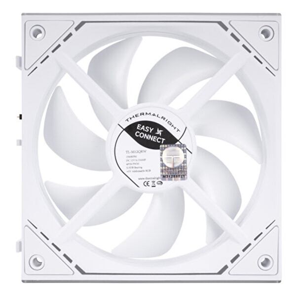 Thermalright TL-M12QRW ARGB 120 MM Beyaz Kasa Fanı