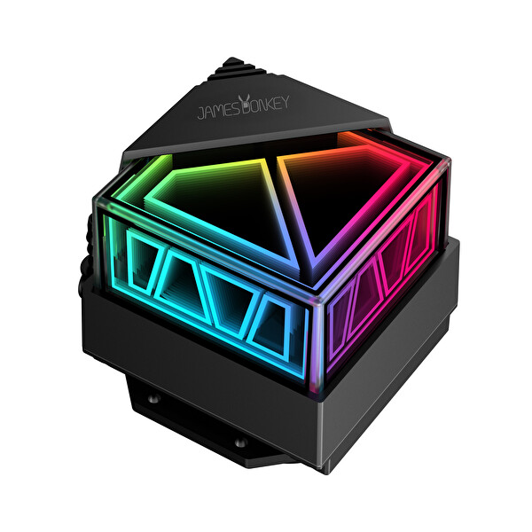 James Donkey Lugis JDC240 ARGB 240 MM AM5/1700P Siyah İşlemci Sıvı Soğutucu