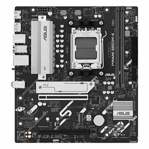 Asus Prime B850M-K DDR5 8400 MHz OC M.2 HDMI/DP PCIe 5.0 AM5 mATX Anakart