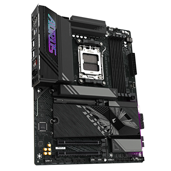 Gigabyte X870E Aorus Elite WiFi7 DDR5 8200 MHz OC M.2 HDMI/USB-C PCIe 5.0 AM5 ATX Anakart