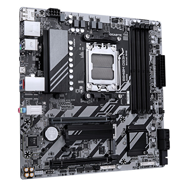 Gigabyte B840M DS3H DDR5 8200 MHz (OC) HDMI DP 2xM.2 2.5G LAN Micro-ATX AM5