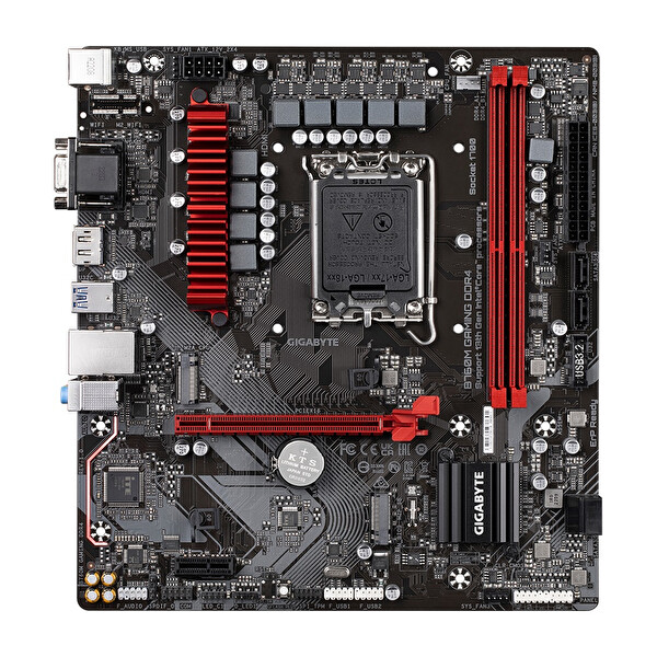 Gigabyte B760M Gaming DDR4 5333 MHz OC M.2 VGA/HDMI/DP/USB-C PCIe 4.0 1700P mATX Anakart