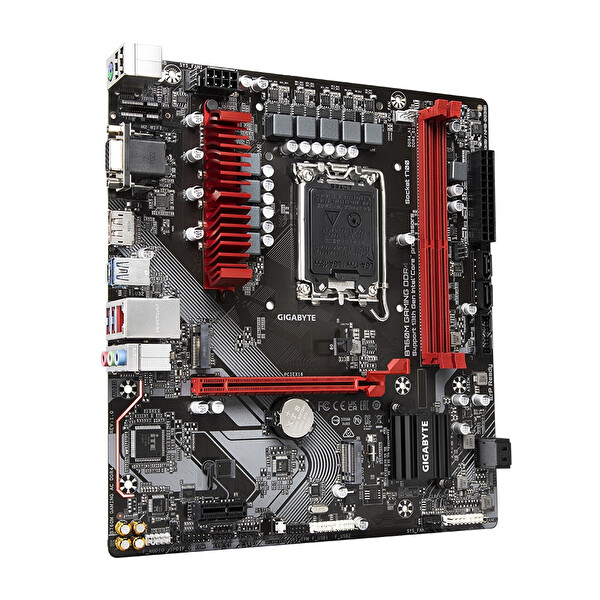 Gigabyte B760M Gaming DDR4 5333 MHz OC M.2 VGA/HDMI/DP/USB-C PCIe 4.0 1700P mATX Anakart