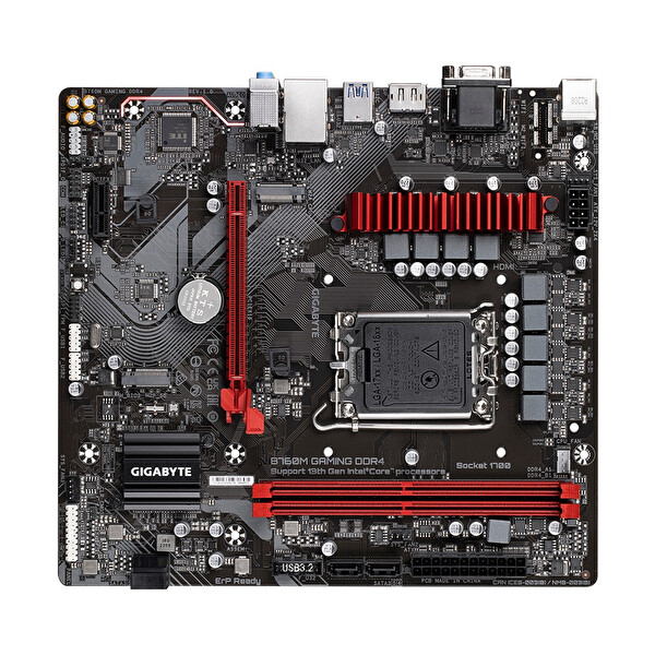 Gigabyte B760M Gaming DDR4 5333 MHz OC M.2 VGA/HDMI/DP/USB-C PCIe 4.0 1700P mATX Anakart
