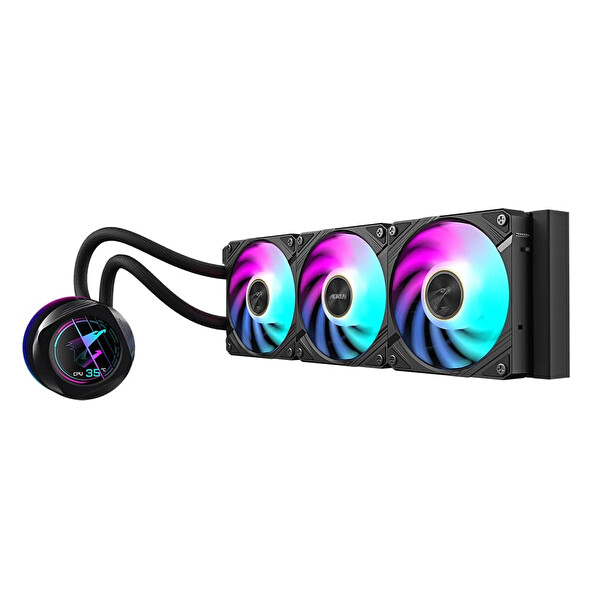 Gigabyte Aorus WaterForce X II 360 ARGB 360 MM AM5/1851P Siyah İşlemci Sıvı Soğutucu