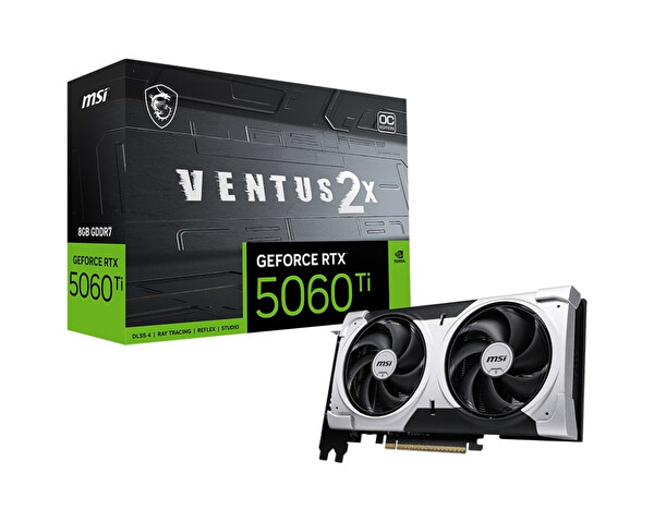 MSI Ventus 2X Plus GeForce RTX 5060 Ti OC 8 GB GDDR7 128 Bit HDMI DP Ekran Kartı