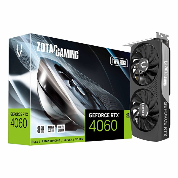 Zotac Gaming Twin Edge GeForce RTX 4060 8 GB GDDR6 128 Bit HDMI DP Ekran Kartı