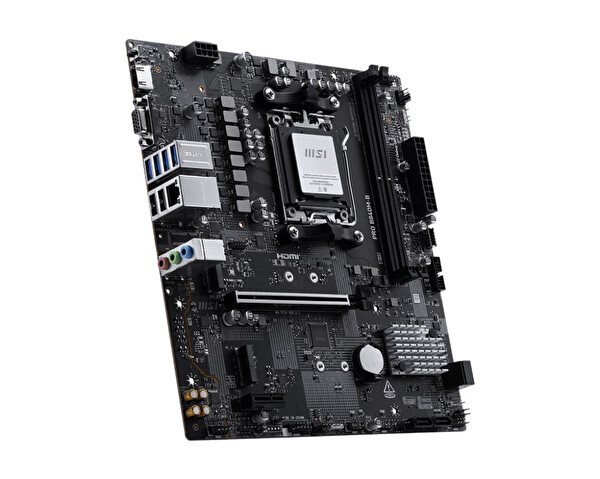 MSI Pro B840M-B DDR5 8000 MHz OC M.2 VGA/HDMI PCIe 4.0 AM5 mATX Anakart