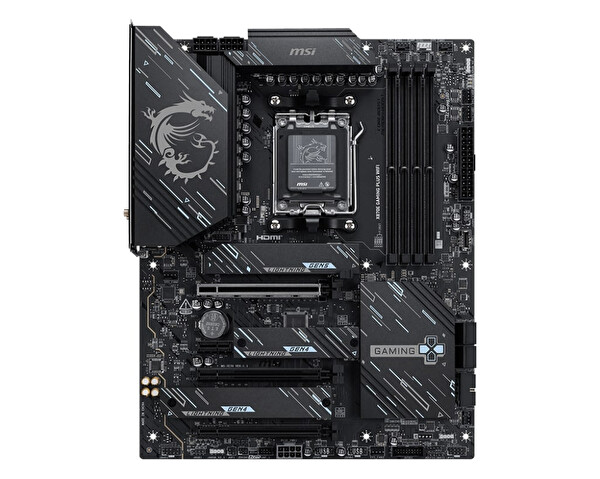 MSI X870E Gaming Plus WiFi DDR5 8200 MHz OC M.2 HDMI/USB-C PCIe 5.0 AM5 ATX Anakart