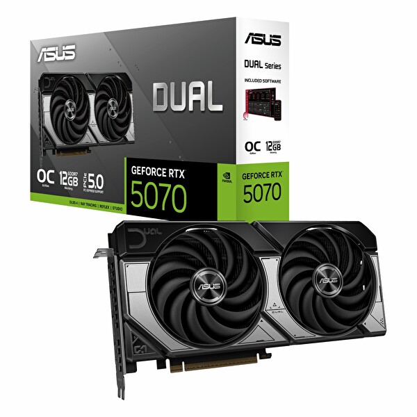 Asus Dual GeForce RTX 5070 OC 12 GB GDDR7 192 Bit HDMI/DP Ekran Kartı