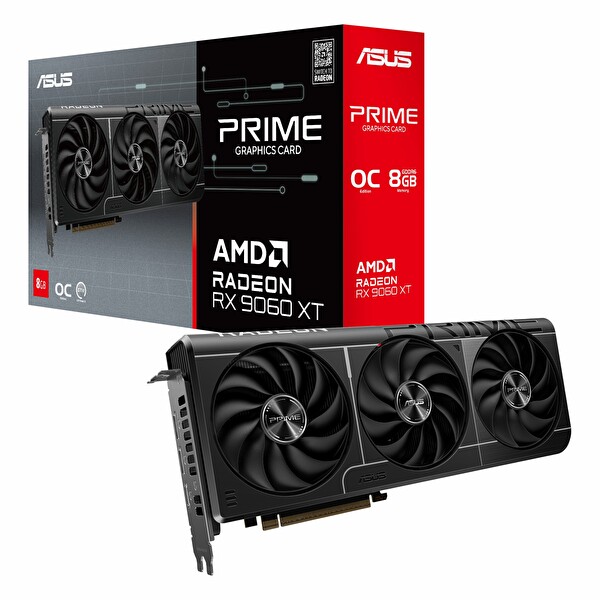 Asus Prime Radeon RX 9060 XT OC 8 GB GDDR6 128 Bit HDMI/DP Ekran Kartı