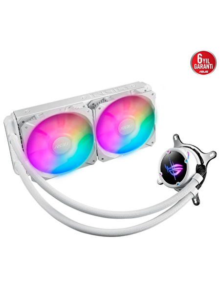 Asus ROG STRIX LC II 240 ARGB White Edition 120 MM Radyatör RGB CPU Soğutucu 90RC00E2-M0UAY4