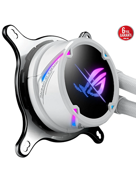 Asus ROG STRIX LC II 240 ARGB White Edition 120 MM Radyatör RGB CPU Soğutucu 90RC00E2-M0UAY4