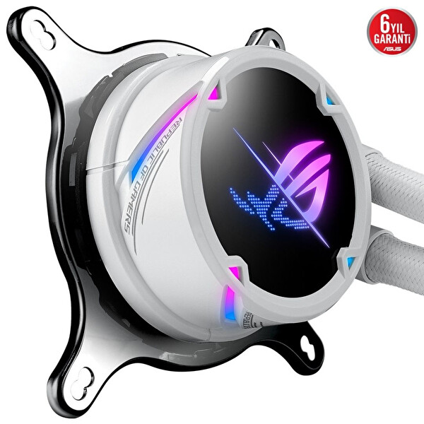 Asus ROG STRIX LC II 240 ARGB White Edition 120 MM Radyatör RGB CPU Soğutucu 90RC00E2-M0UAY4