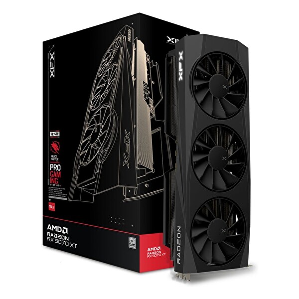 XFX Quicksilver Gaming Edition Radeon RX 9070 XT 16 GB GDDR6 256 Bit HDMI/DP Ekran Kartı