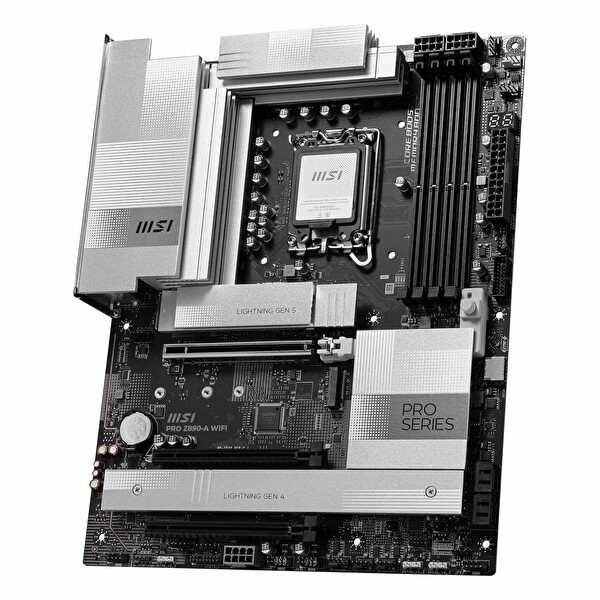 MSI Pro Z890-A WiFi DDR5 9200 MHz OC M.2 HDMI/USB-C PCIe 5.0 1851P ATX Anakart