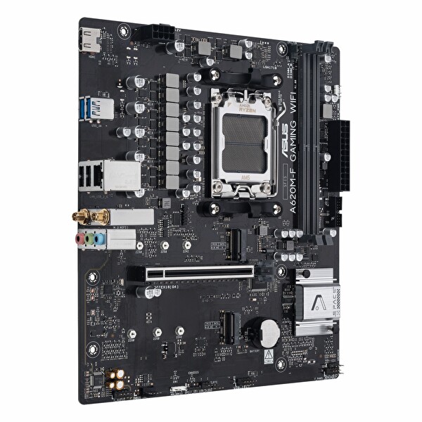 Asus A620M-F Gaming WiFi DDR5 8000 MHz OC M.2 HDMI PCIe 4.0 AM5 mATX Anakart