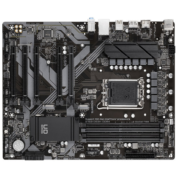 Gigabyte B760 DS3H DDR4 5333 MHz OC M.2 HDMI/DP/USB-C PCIe 4.0 1700P ATX Anakart