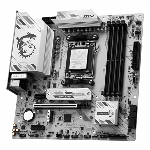 MSI B850M Gaming Plus WiFi6E DDR5 8200 MHz OC M.2 HDMI/DP/USB-C PCIe 4.0 AM5 mATX Anakart