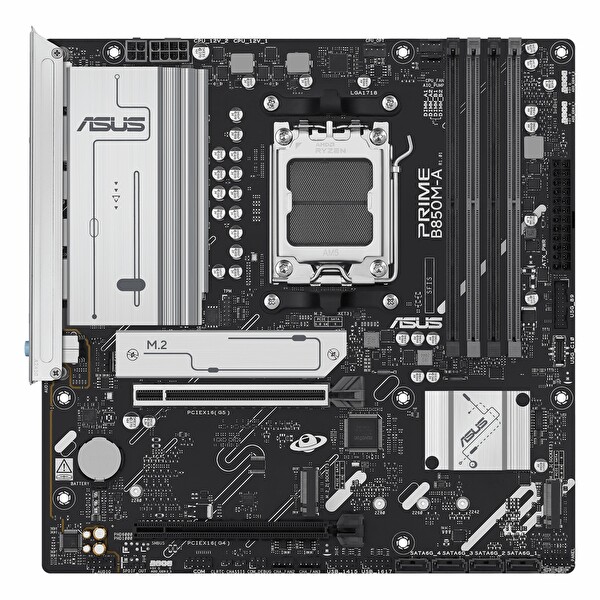 Asus Prime B850M-A-CSM DDR5 8000 MHz OC M.2 HDMI/DP PCIe 5.0 AM5 mATX Anakart