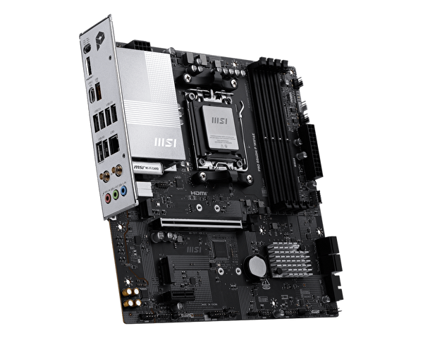 MSI PRO B840M-P WiFi6-E DDR5 AMD B840 AM5 Soket DDR5 8000 MHz OC mATX Anakart