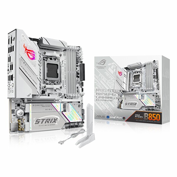 Asus ROG Strix B850-G Gaming WiFi DDR5 8000 MHz OC M.2 HDMI/DP/USB-C PCIe 5.0 AM5 mATX Anakart