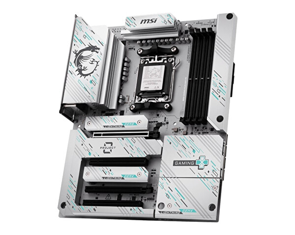 MSI B850 GAMING PLUS WiFi PZ DDR5 AM5 8200 MHz OC ATX Gaming Anakart