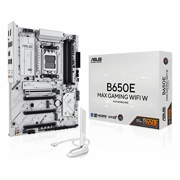 Asus B650E Max Gaming WiFi W DDR5 8000 MHz OC M.2 HDMI/DP/USB-C PCIe 5.0 AM5 ATX Anakart