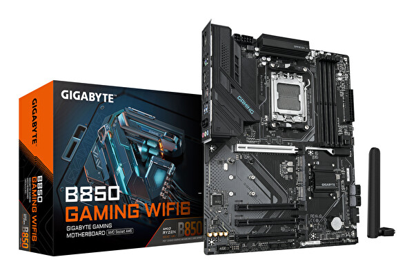 Gigabyte B850 Gaming WiFi 6 DDR5 8200 MHz OC 3xM.2 DP HDMI GbE LAN ATX Soket AM5 Anakart