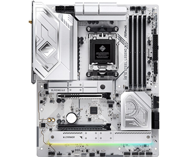 Asrock X870 Steel Legend WiFi AMD X870 Soket AM5 DDR5 8000 MHz OC ATX Gaming Anakart