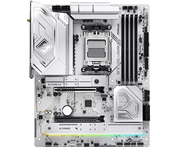 Asrock X870 Steel Legend WiFi AMD X870 Soket AM5 DDR5 8000 MHz OC ATX Gaming Anakart