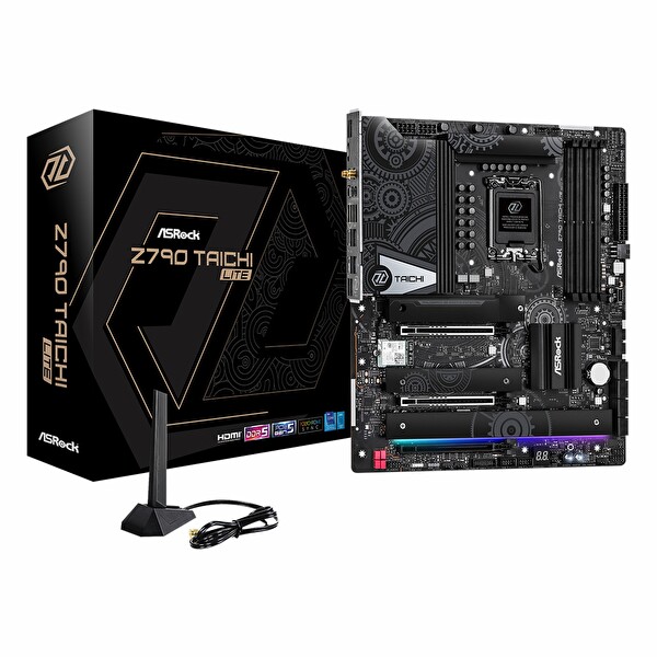 Asrock Z790 Taichi Lite WiFi DDR5 7200 MHz OC M.2 HDMI/USB-C PCIe 5.0 1700P eATX Anakart