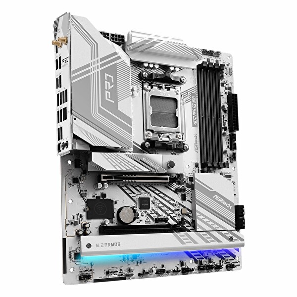 Asrock X870 Pro RS WiFi DDR5 8000 MHz OC M.2 HDMI/USB-C PCIe 5.0 AM5 ATX Anakart
