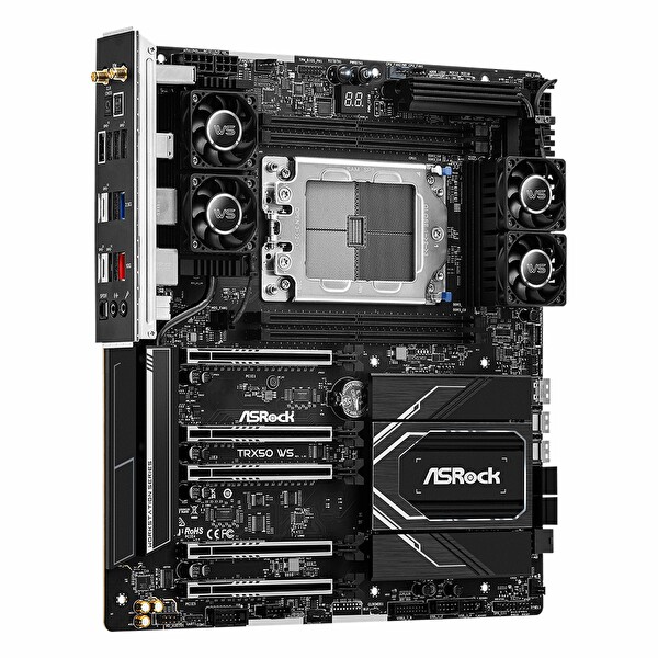 Asrock TRX50 WS WiFi DDR5 7600 MHz OC M.2 USB-C PCIe 5.0 TR5 eATX Anakart