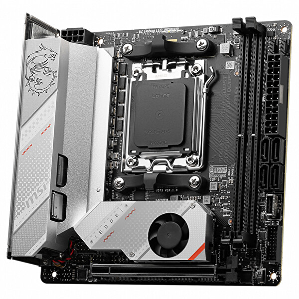MSI MPG B650I EDGE WiFi AMD B650 Soket AM5 DDR5 6600 MHz OC Mini-ITX Gaming Anakart