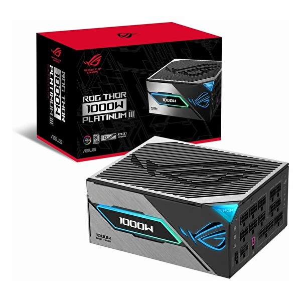 Asus ROG Thor 1000P3 Gaming ARGB 1000W 80+ Platin Modüler Güç Kaynağı