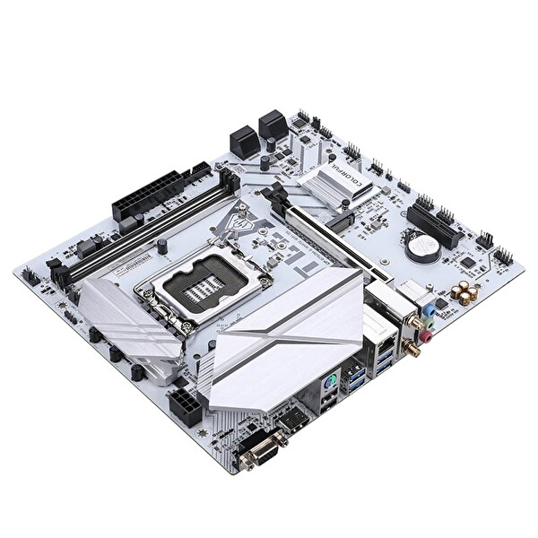 Colorful Battle-AX B760M-G Beyaz WiFi DDR5 7600 MHz mATX Gaming Anakart