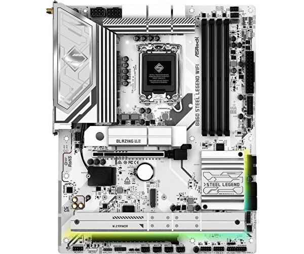 Asrock B860 Steel Legend WiFi LGA1851 DDR5 8666 MHz OC ATX Gaming Anakart