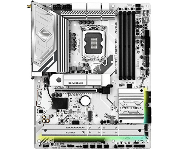 Asrock B860 Steel Legend WiFi LGA1851 DDR5 8666 MHz OC ATX Gaming Anakart