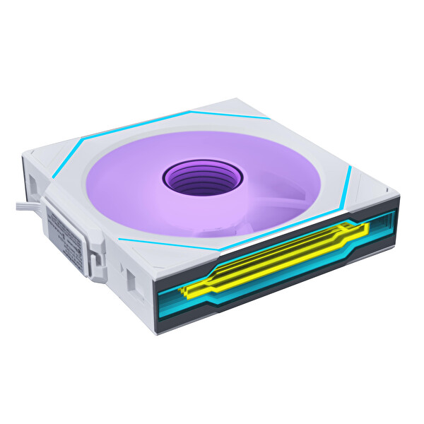 UNI FAN REVERSE SL-INFINITY WIRELESS 1x120 MM Beyaz Kasa Fanı (G99.12RSLIN1W1W.00)