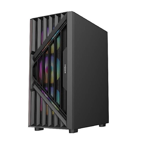 Fazeon F9 650W 80+ Bronze Tempered Glass Mesh 4x RGB Fanlı USB 3.0 E-ATX Bilgisayar Kasası
