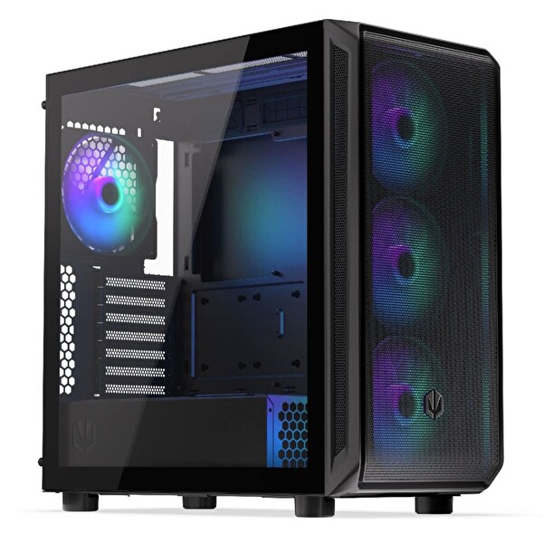 Endorfy Arx 700 ARGB Mesh Temperli Cam USB 3.2 Gen 2 Mid Tower ATX Gaming Kasa (EY2A013)
