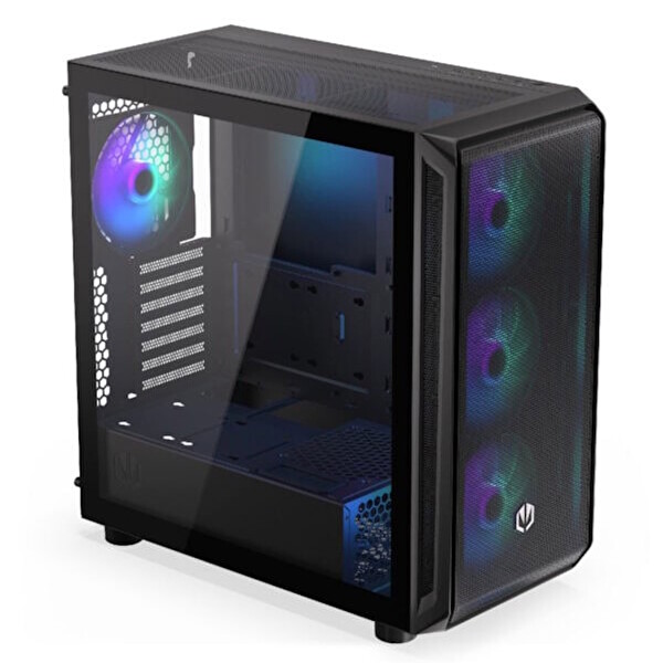 Endorfy Arx 700 ARGB Mesh Temperli Cam USB 3.2 Gen 2 Mid Tower ATX Gaming Kasa (EY2A013)