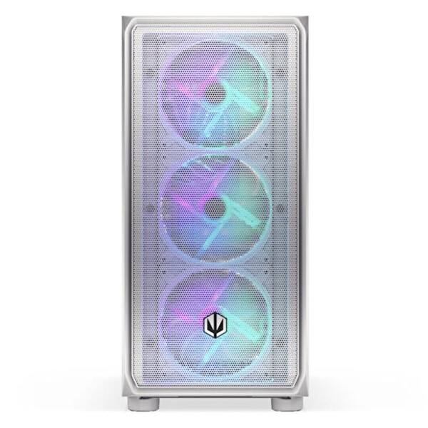 Endorfy Arx 700 White ARGB Mesh Temperli Cam USB 3.2 Gen 2 Mid Tower ATX Gaming Kasa (EY2A017)
