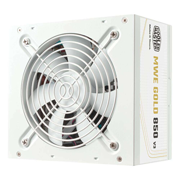 Cooler Master MWE Gold V3 850 MPE-8506-ACAG-G 850 W ATX 3.1 PCI-E 5.0 80+ Gold 120 MM Fan Beyaz Güç Kaynağı