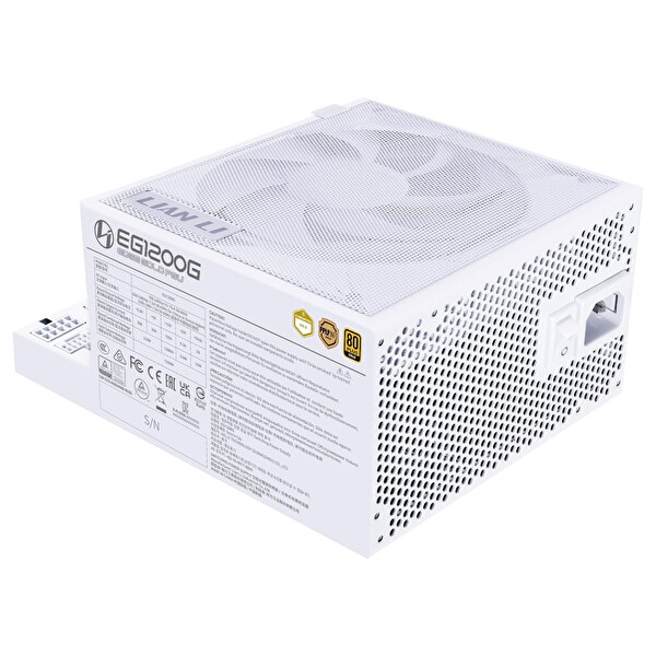 Lian Li Edge 1200 G9P.EG1200G.WH00.EU Beyaz 1200 W 80+ Gold ATX Güç Kaynağı