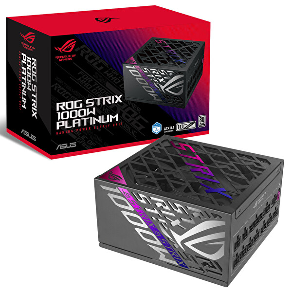 Asus ROG Strix 90YE00W1-B0NA00 1000P 1000 W 80+ Platinum Full Modüler Gaming Güç Kaynağı