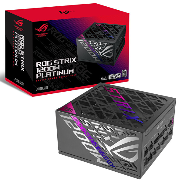 Asus ROG Strix 90YE00W0-B0NA00 1200 P 1200 W 80+ Platinum Full Modüler Gaming Güç Kaynağı