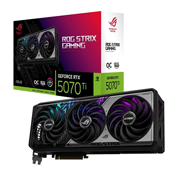 Asus ROG Strix GeForce RTX 5070 Ti 16 GB OC Edition GDDR7 256 Bit Gaming Ekran Kartı